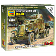 Zvezda Wargames (WWII) military 6149 - Soviet Armored Car BA-10 (1:100)