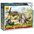 Zvezda Wargames (WWII) figurky 6188 - German airforce ground crew (1:72)