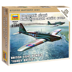Zvezda Wargames (WWII) letadlo 6218 - British Light Bomber Fairey Battle (1:144) Zvezda Wargames (WWII) letadlo 6218 - British Light Bomber Fairey Battle (1:144)