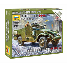 Zvezda Wargames (WWII) military 6273 - Soviet M-3 Scout Car with Machine Gun (1:100) Zvezda Wargames (WWII) military 6273 - Soviet M-3 Scout Car with Machine Gun (1:100)