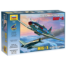 Zvezda Model Kit letadlo 7204 - MIG-3 Soviet Fighter (1:72)