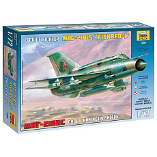 Zvezda Model Kit letadlo 7259 - MIG-21 BIS Soviet Fighter (1:72)