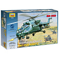 Zvezda Model Kit vrtulník 7276 - Mil MI-35M HIND E (1:72)