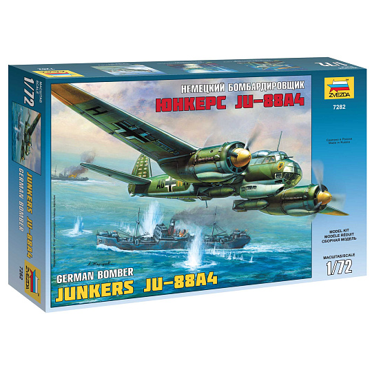 Model Kit letadlo 7282 - Junkers Ju-88A4 (1:72)