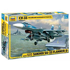 Zvezda Model Kit letadlo 7297 - Sukhoi SU-33 Flanker D (1:72)