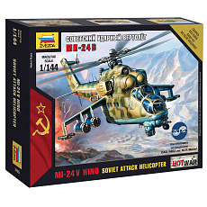 Zvezda Wargames (HW) vrtulník 7403 - Mil-24 VP (1:144)