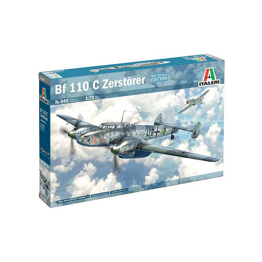 Italeri Model Kit letadlo 0049 - Bf-110 C3/C4 Zerstörer (1:72)