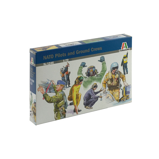 Italeri Model Kit figurky 1246 - NATO PILOTS AND GROUND CREW (1:72) Italeri Model Kit figurky 1246 - NATO PILOTS AND GROUND CREW (1:72)