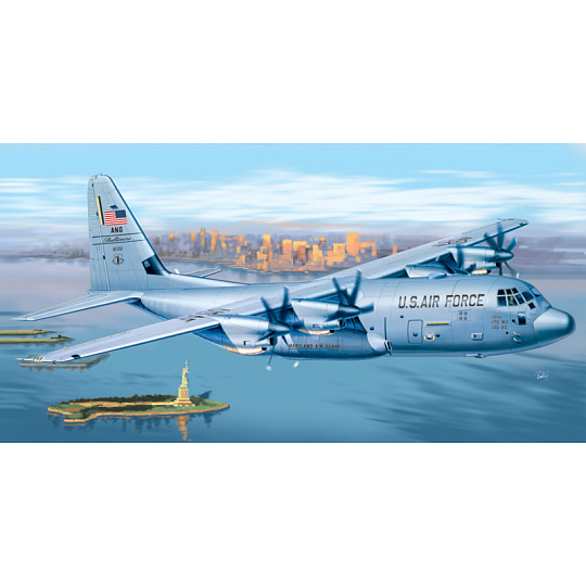 Italeri Model Kit letadlo PRM edice 1255 - C-130 J HERCULES (1:72)