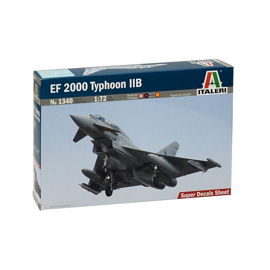 Italeri Model Kit letadlo 1340 - EF 2000 TYPHOON with seater (1:72) Italeri Model Kit letadlo 1340 - EF 2000 TYPHOON with seater (1:72)