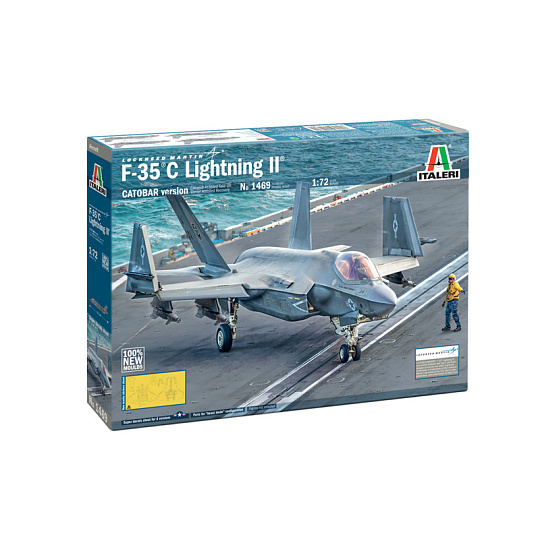 Italeri Model Kit letadlo 1469 - F-35C Lightning II (1:72) Italeri Model Kit letadlo 1469 - F-35C Lightning II (1:72)