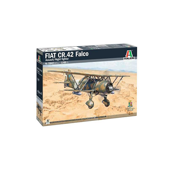 Italeri Model Kit letadlo 2842 - FIAT CR.42 Falco Assault/Night Fight (1:48) Italeri Model Kit letadlo 2842 - FIAT CR.42 Falco Assault/Night Fight (1:48)