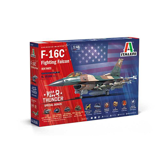 Italeri Model Kit War Thunder letadlo 35105 - F-16C Fighting Falcon (1:48) Italeri Model Kit War Thunder letadlo 35105 - F-16C Fighting Falcon (1:48)