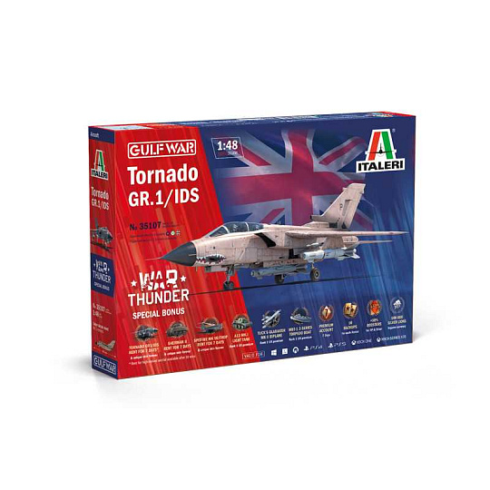 Italeri Model Kit War Thunder letadlo 35107 - Tornado GR.1/IDS (1:48) Italeri Model Kit War Thunder letadlo 35107 - Tornado GR.1/IDS (1:48)