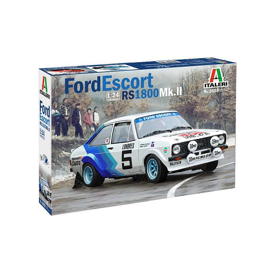 Italeri Model Kit auto 3655 - FORD ESCORT RS1800 Mk. II (1:24)