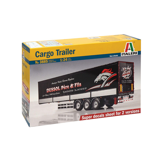 Italeri Model Kit návěs 3885 - CARGO TRAILER (1:24) Italeri Model Kit návěs 3885 - CARGO TRAILER (1:24)