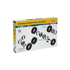 Italeri Model Kit doplňky 3909 - EUROPEAN TYRES and RIMS (1:24)