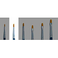 Italeri Brush Synthetic Flat - SINGLE PACK 52222 - plochý syntetický štětec (velikost 00)