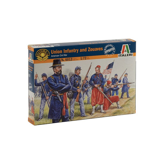 Italeri Model Kit figurky 6012 - UNION INFANTRY / ZUAVES (AMERICAN CIVIL WAR) (1:72) Italeri Model Kit figurky 6012 - UNION INFANTRY / ZUAVES (AMERICAN CIVIL WAR) (1:72)