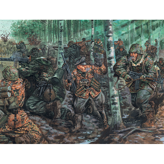 Italeri Model Kit figurky 6068 - WWII -GERMAN ELITE TROOPS (1:72) Italeri Model Kit figurky 6068 - WWII -GERMAN ELITE TROOPS (1:72)
