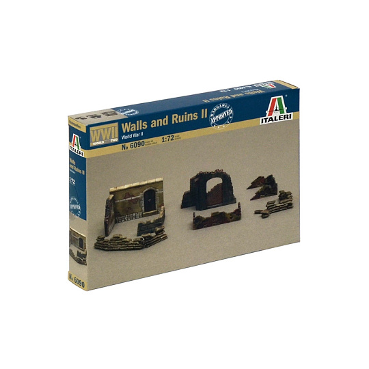 Italeri Model Kit doplňky 6090 - WALLS AND RUINS II (1:72) Italeri Model Kit doplňky 6090 - WALLS AND RUINS II (1:72)