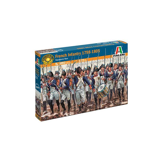 Italeri Model Kit figurky 6092 - NAPOLEONIC WARS: FRENC INF.1800-05 (1:72) Italeri Model Kit figurky 6092 - NAPOLEONIC WARS: FRENC INF.1800-05 (1:72)