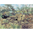 Italeri Model Kit figurky 6096 - WWII - GERMAN PAK40 AT GUN & CREW (1:72)