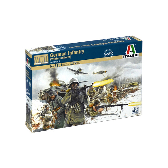 Italeri Model Kit figurky 6151 - WWII - GERMAN INFANTRY (Winter Uniform) (1:72) Italeri Model Kit figurky 6151 - WWII - GERMAN INFANTRY (Winter Uniform) (1:72)