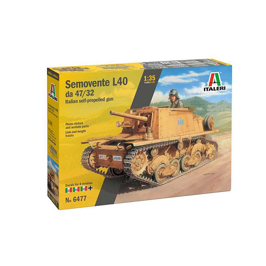 Italeri Model Kit military 6477 - Semovente L40 da 47/32 (1:35)
