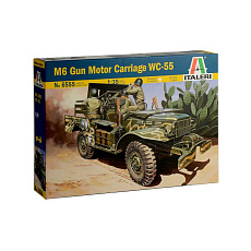Italeri Model Kit military 6555 - M6 GUN MOTOR CARRIAGE WC-55 (1:35)