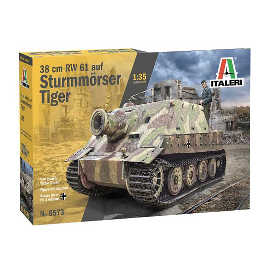 Italeri Model Kit military 6573 - 38 cm RW 61 auf STURMMORSER TIGER (1:35) Italeri Model Kit military 6573 - 38 cm RW 61 auf STURMMORSER TIGER (1:35)