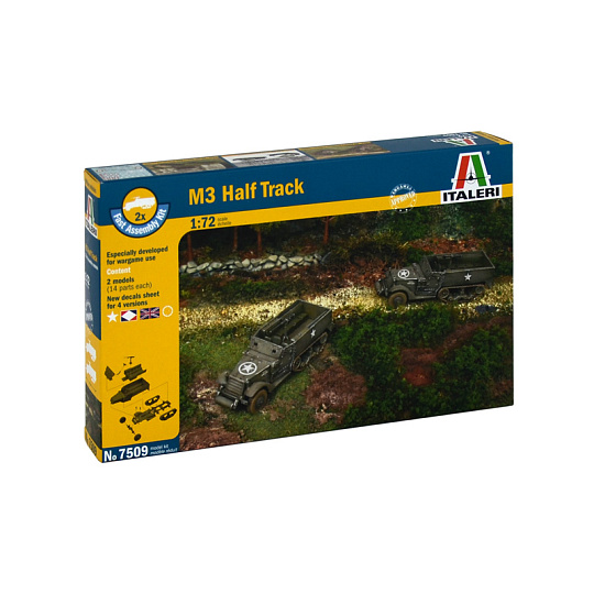 Italeri Fast Assembly military 7509 - M3A1 HALF TRACK (1:72) Italeri Fast Assembly military 7509 - M3A1 HALF TRACK (1:72)