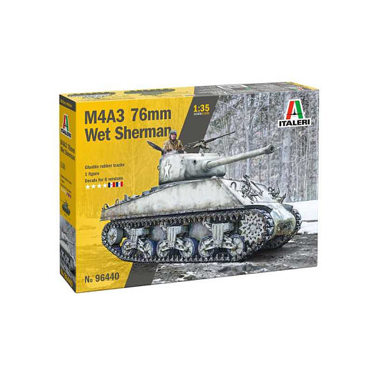 Italeri Model Kit tank 96440 - Sherman M4A3 Wet (1:35) Italeri Model Kit tank 96440 - Sherman M4A3 Wet (1:35)