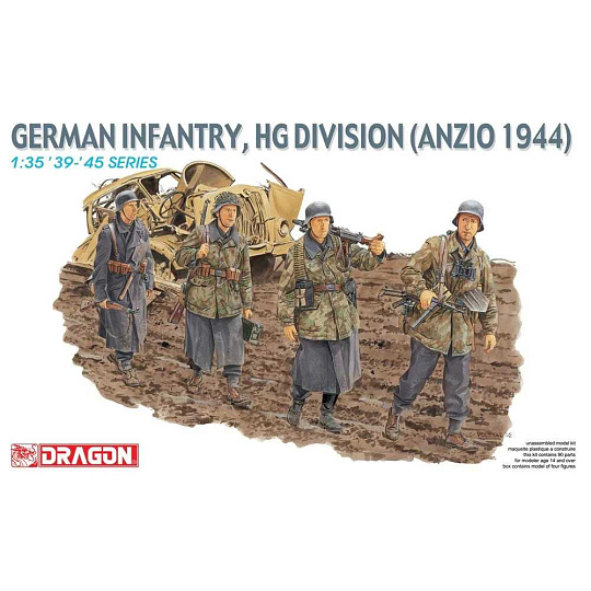 Model Kit figurky 6158 - GERMAN INFANTRY HG DIV ANZIO 1944 (1:35) Model Kit figurky 6158 - GERMAN INFANTRY HG DIV ANZIO 1944 (1:35)