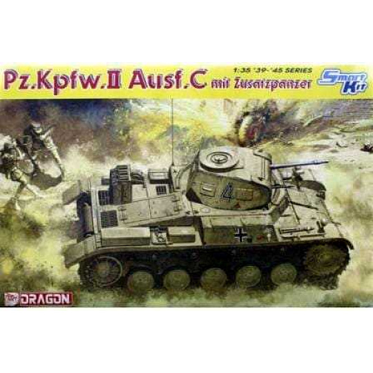 Model Kit tank 6432 - Pz.Kpfw.II Ausf.C w/ZUSATZPANZER (SMART KIT) (1:35) Model Kit tank 6432 - Pz.Kpfw.II Ausf.C w/ZUSATZPANZER (SMART KIT) (1:35)