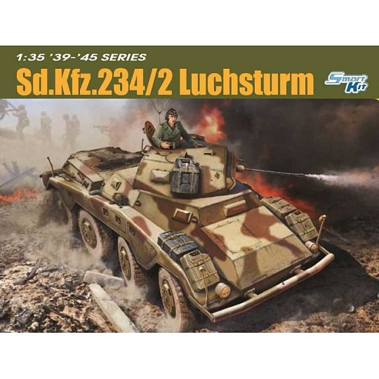 Model Kit military 6696 - Sd.Kfz. 234/2 LUCHSTRUM (1:35)
