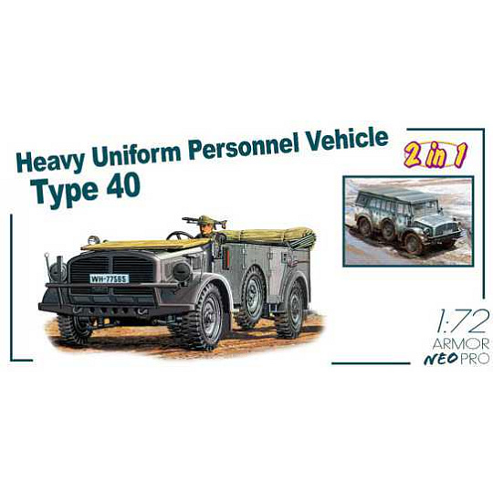 Model Kit military 7379 - HEAVY PERSONNEL VEHICLE TYPE 40 (1:72) Model Kit military 7379 - HEAVY PERSONNEL VEHICLE TYPE 40 (1:72)