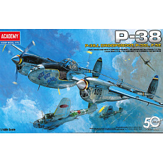 Academy Model Kit letadlo 12282 - P-38 COMBINATION VERSION (1:48) Academy Model Kit letadlo 12282 - P-38 COMBINATION VERSION (1:48)