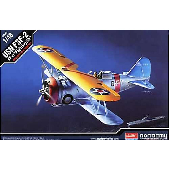 Academy Model Kit letadlo 12326 - USN F3F-2 VF-6 "FIGHTING SIX" (1:48) Academy Model Kit letadlo 12326 - USN F3F-2 VF-6 "FIGHTING SIX" (1:48)