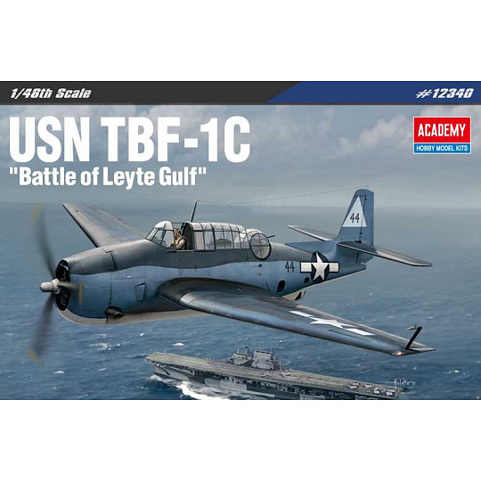 Academy Model Kit letadlo 12340 - USN TBF-1C "Battle of Leyte Gulf" (1:48) Academy Model Kit letadlo 12340 - USN TBF-1C "Battle of Leyte Gulf" (1:48)