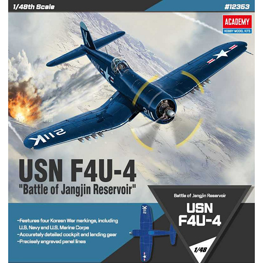 Model Kit letadlo 12353 - F4U-4 "Battle of Jangjin Reservoir" (1:48) Model Kit letadlo 12353 - F4U-4 "Battle of Jangjin Reservoir" (1:48)