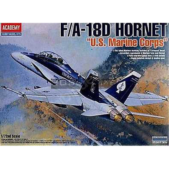 Academy Model Kit letadlo 12422 - F/A 18D HORNET "US MARINES" (1:72) Academy Model Kit letadlo 12422 - F/A 18D HORNET "US MARINES" (1:72)