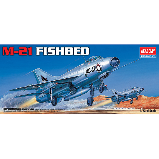Academy Model Kit letadlo 12442 - M-21 FISHBED (1:72) Academy Model Kit letadlo 12442 - M-21 FISHBED (1:72)