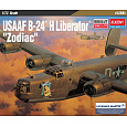Academy Model Kit letadlo 12584 - USAAF B-24H Liberator "Zodiac" (1:72)