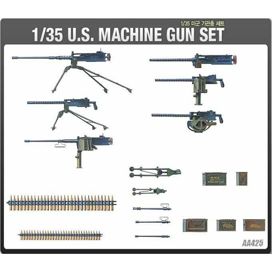 Academy Model Kit military 13262 - US MACHINE GUN SET (1:35) Academy Model Kit military 13262 - US MACHINE GUN SET (1:35)