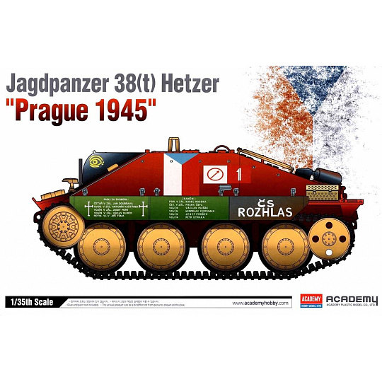 Model Kit military 13277 - HETZER "PRAGUE 1945" (1:35)