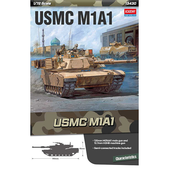 Academy Model Kit tank 13430 - USMC M1A1 (1:72) Academy Model Kit tank 13430 - USMC M1A1 (1:72)