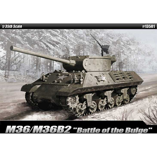 Academy Model Kit tank 13501 - M36/M36B2 "Battle of the Bulge" (1:35)