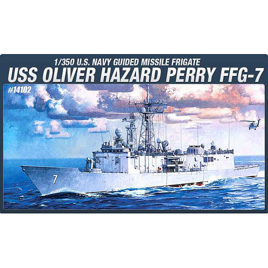 Academy Model Kit loď 14102 - USS OLIVIER HAZARD PERRY FFG-7 (1:350) Academy Model Kit loď 14102 - USS OLIVIER HAZARD PERRY FFG-7 (1:350)