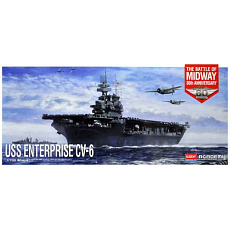 Academy Model Kit loď 14409 - USS Enterprise CV-6 "Batte of Midway" (1:700) Academy Model Kit loď 14409 - USS Enterprise CV-6 "Batte of Midway" (1:700)